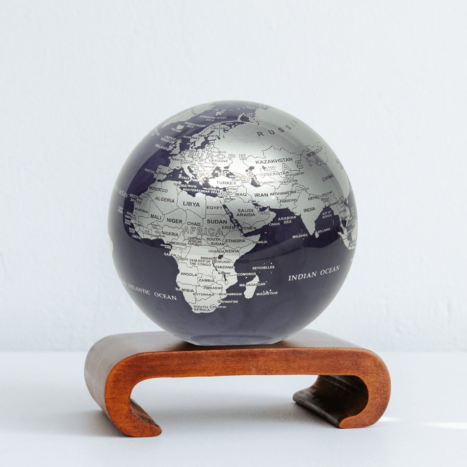 Purple and Silver Globe - MOVA Globes International4.5 inch