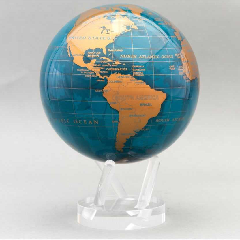 Blue and Gold Globe