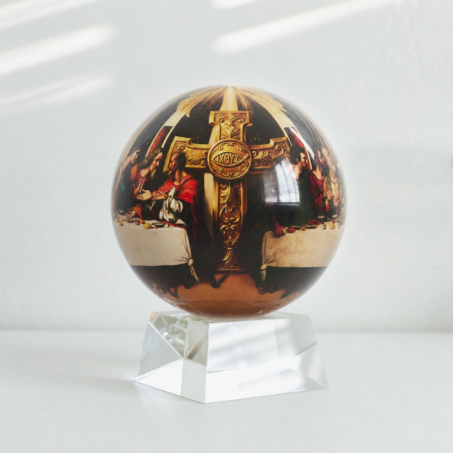 The Last Supper Collectible Globe - MOVA Globes InternationalSignature(6 Inch)Crystal Base