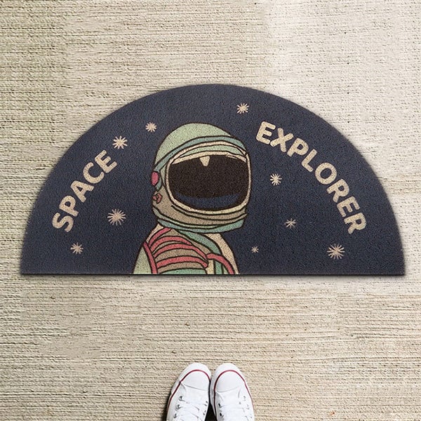 Space-Inspired Semicircle Doormat by Out Of This World