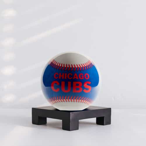 MLB® Cubs™ MOVA Globe 4.5" with Square Base Black