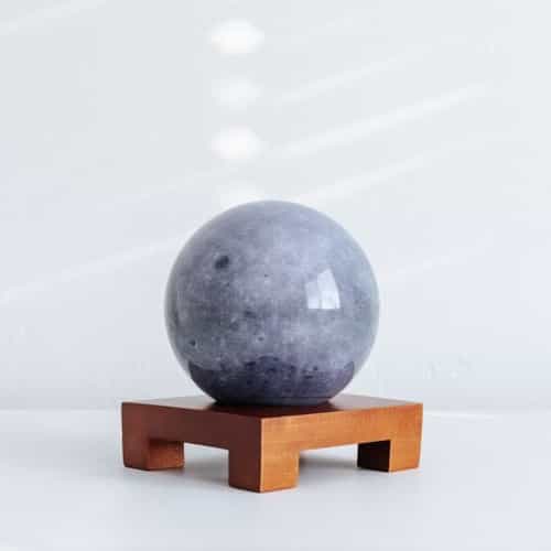Moon MOVA Globe 4.5" with Square Base Dark Wood