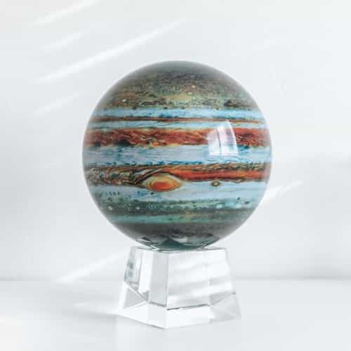 Jupiter MOVA Globe 8.5" with Crystal Base 