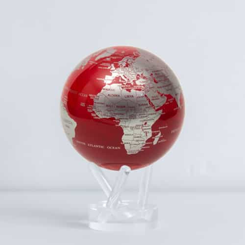 Red and Silver Globe