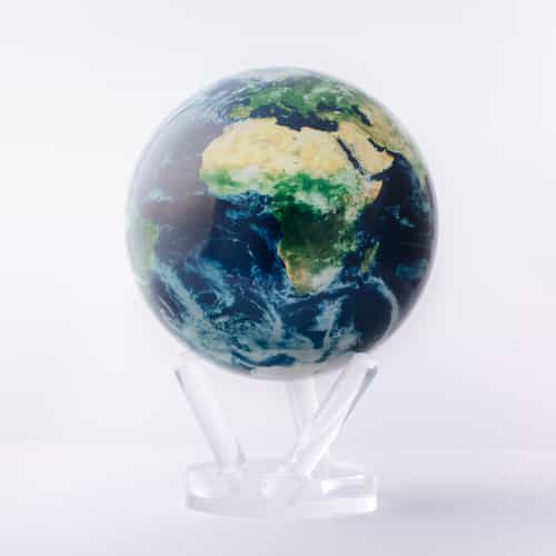 Earth with Clouds MOVA Globe 6" with Acrylic Base