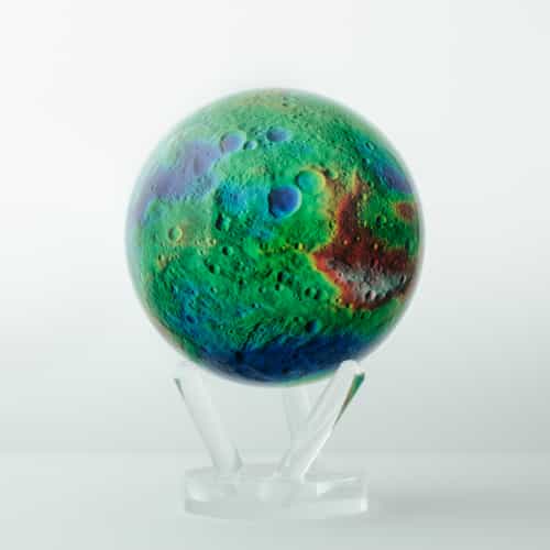 Vesta Asteroid MOVA Globe 6" with Acrylic Base