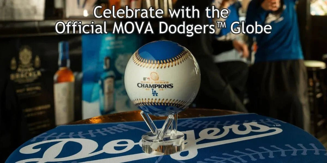 Celebrate with the Official MOVA Dodgers™ Globe - MOVA Globes International