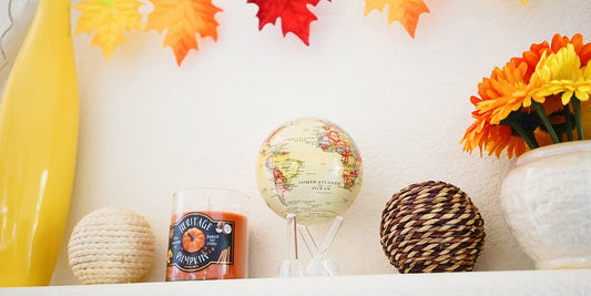 How to Decorate with the MOVA Globe: Fall Edition - MOVA Globes International