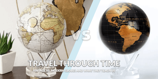 Travel Through Time: Vintage vs. Modern Globes and What They Teach Us - MOVA Globes International