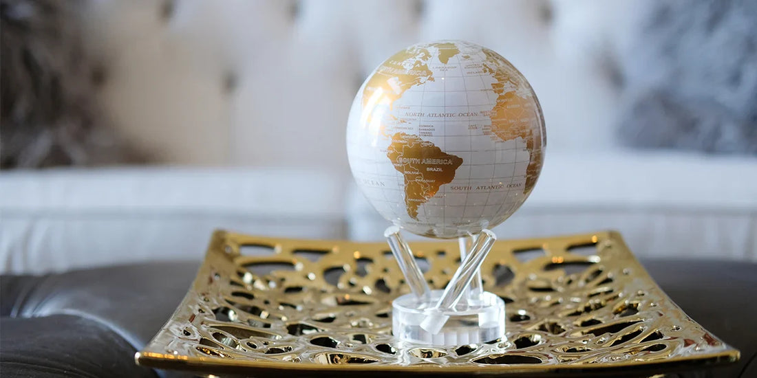 Introducing Our Newest Color Duo – White and Gold MOVA Globe