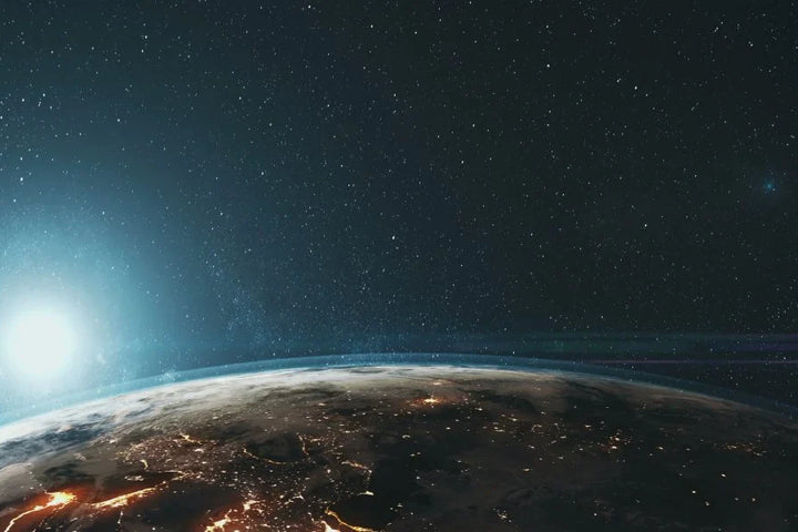 The Earth at Night from Space