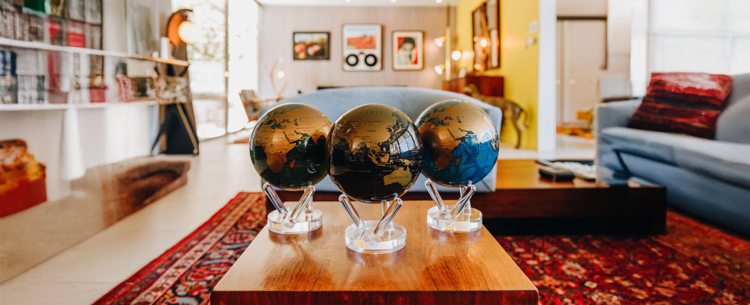 Metallic Map - MOVA Globes International