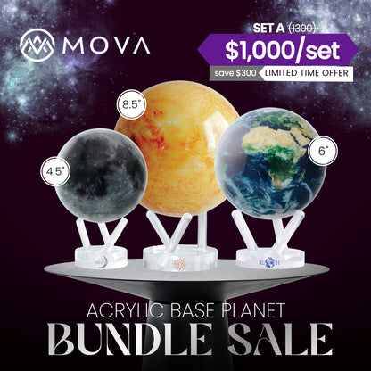 Sun Earth Moon Bundle（Astral Canvas Acrylic Base)