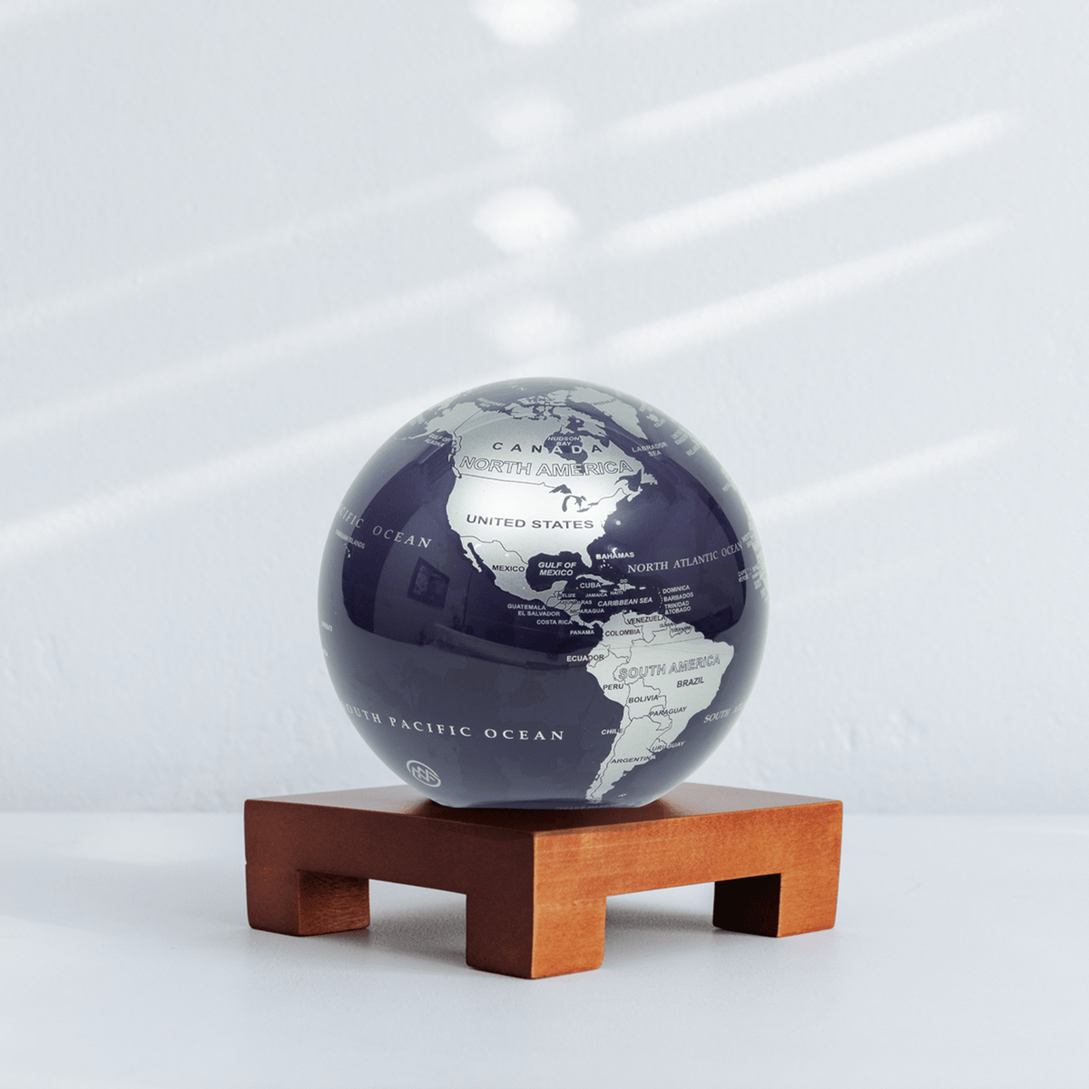 Purple and Silver Globe - MOVA Globes International4.5 inch