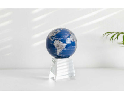 Blue and Silver Globe