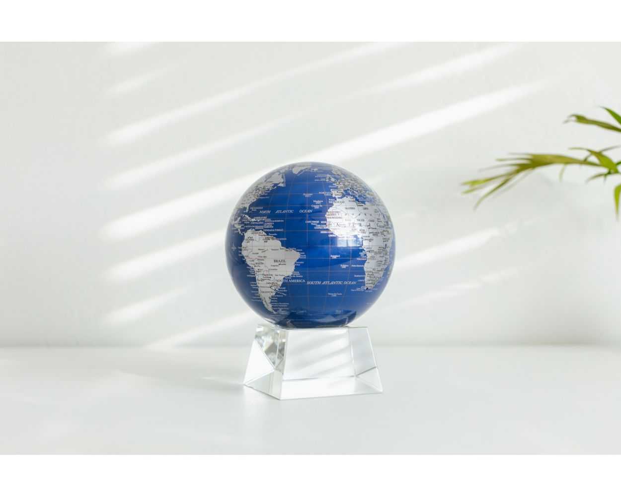 Blue and Silver Globe