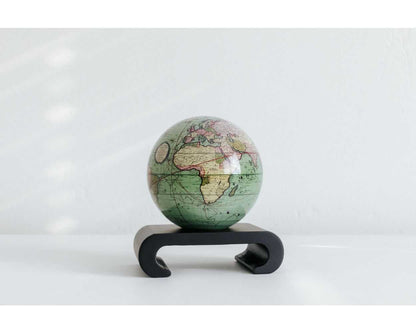 Antique Terrestrial Green Globe