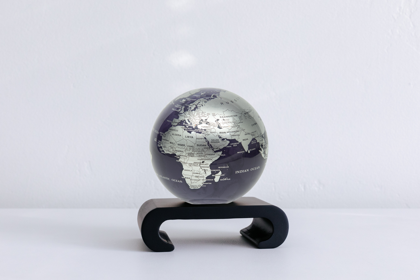 Purple and Silver Globe