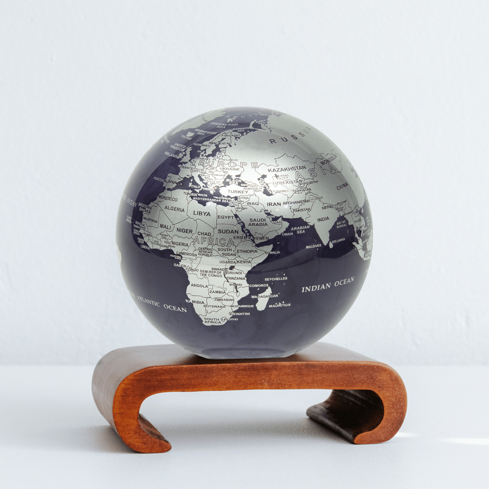 Purple and Silver Globe - MOVA Globes International4.5 inch