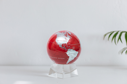 Red and Silver Globe