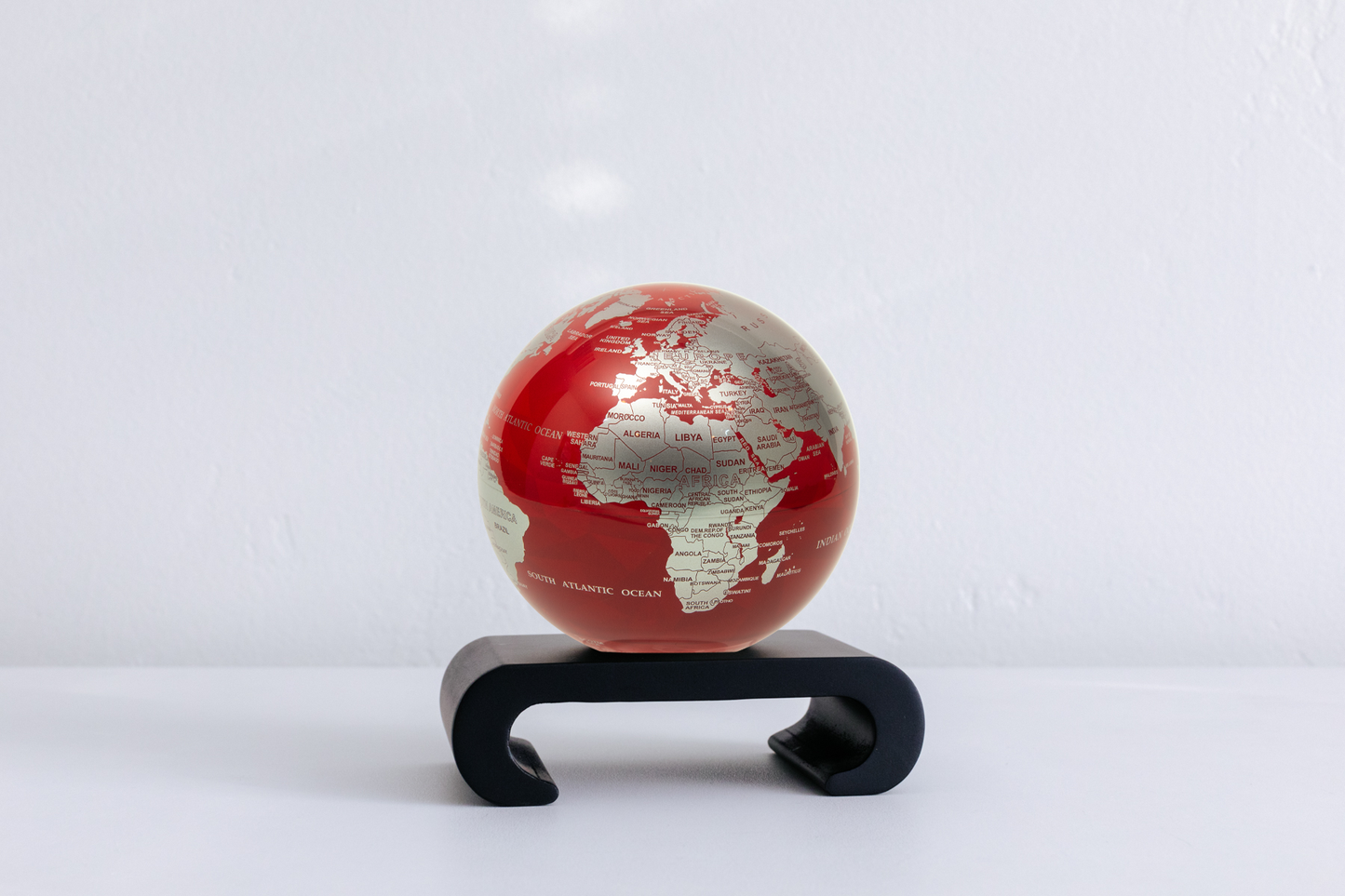 Red and Silver Globe