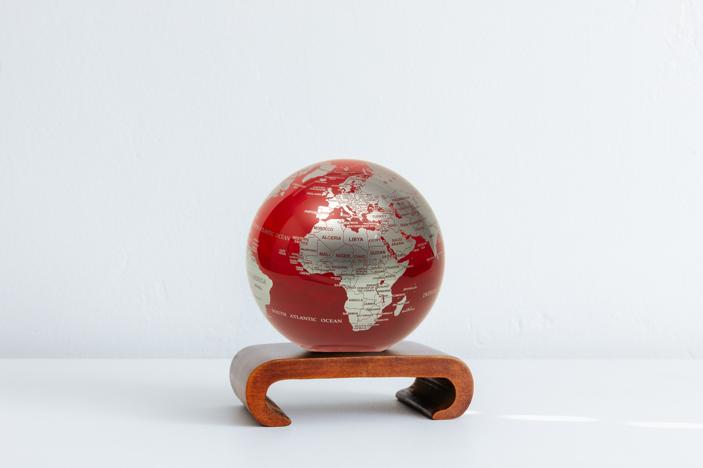 Red and Silver Globe