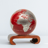 Red and Silver Globe - MOVA Globes International4.5 inch