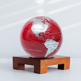 Red and Silver Globe - MOVA Globes International4.5 inch