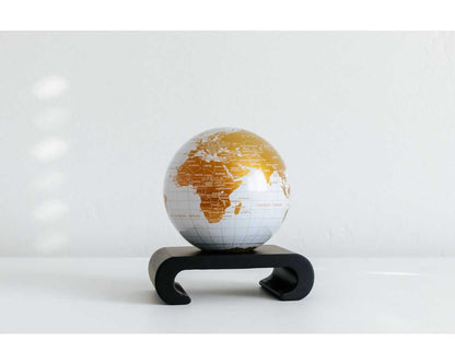 White and Gold Globe