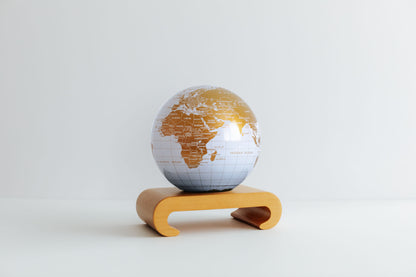 White and Gold Globe