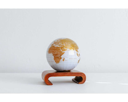 White and Gold Globe