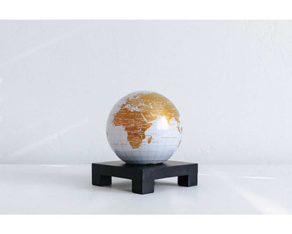 White and Gold Globe