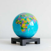 Blue Political Map World Globe - MOVA Globes International6 inch