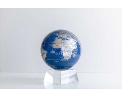 Blue and Silver Globe