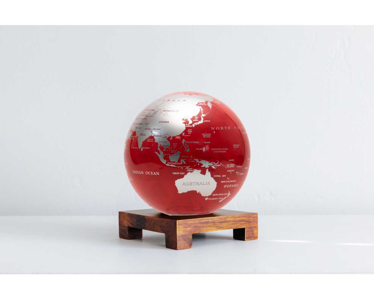 Red and Silver Globe