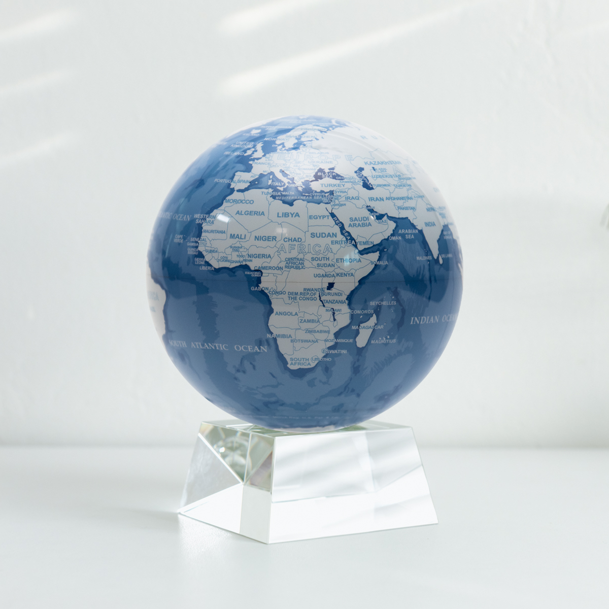 Sky Blue and White Globe