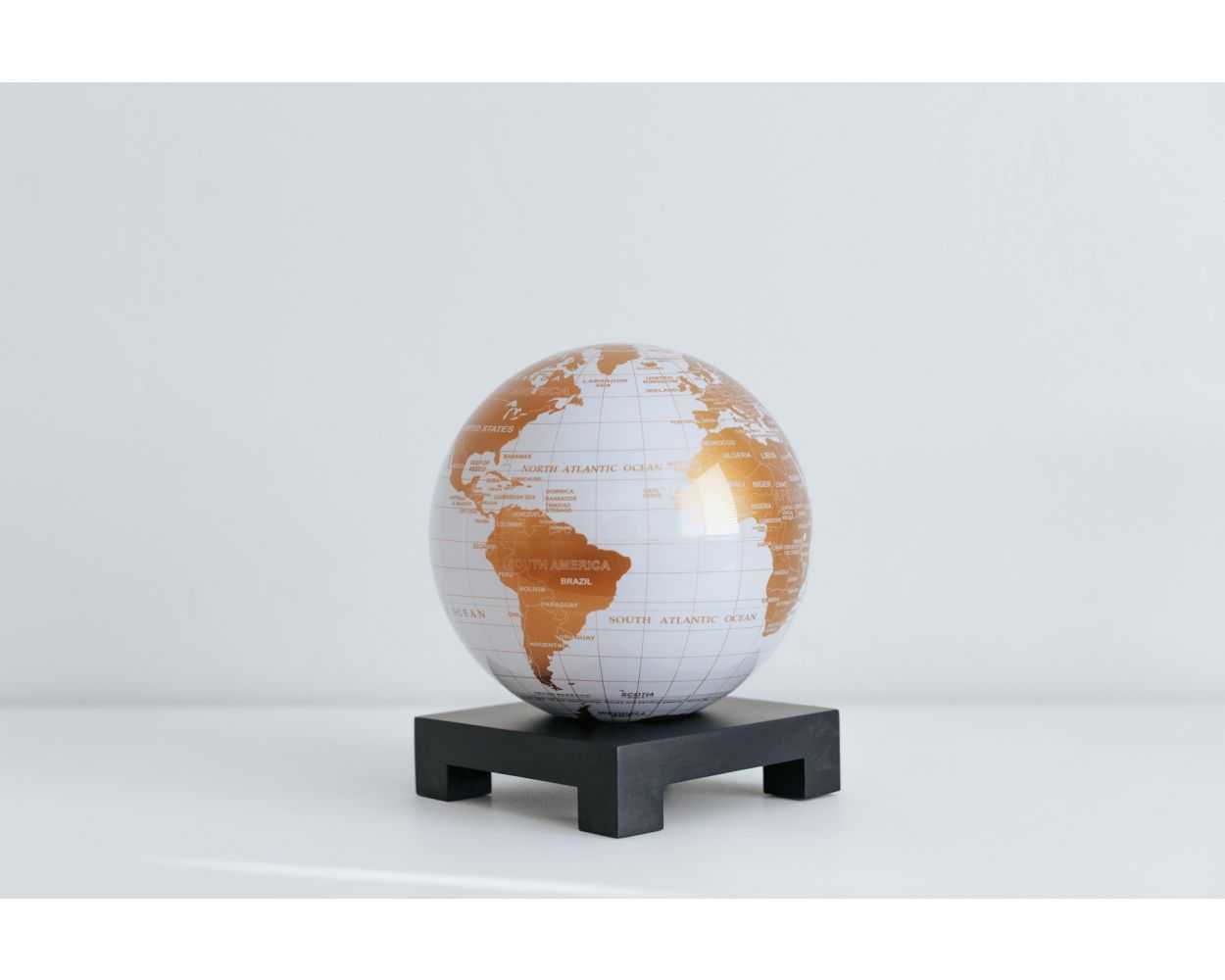 White and Gold Globe