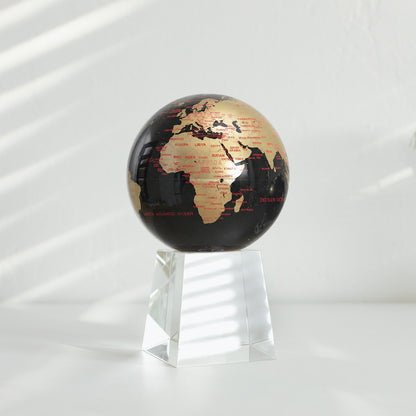 Aurum Ignis World MOVA Globe - MOVA Globes InternationalClassic (4.5″)Crystal Base Tall