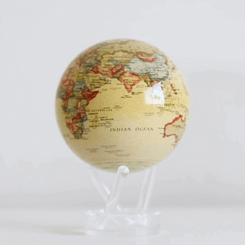 MOVA Spinning Globe - Solar Power - Antique Ocean MOVA Spinning Globe - Solar Power - Antique Ocean