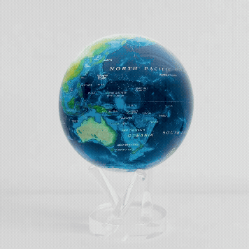 EARTH TURQUOISE GEM MOVA GLOBE