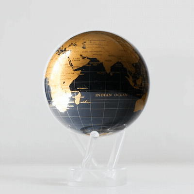 Black and Gold Globe