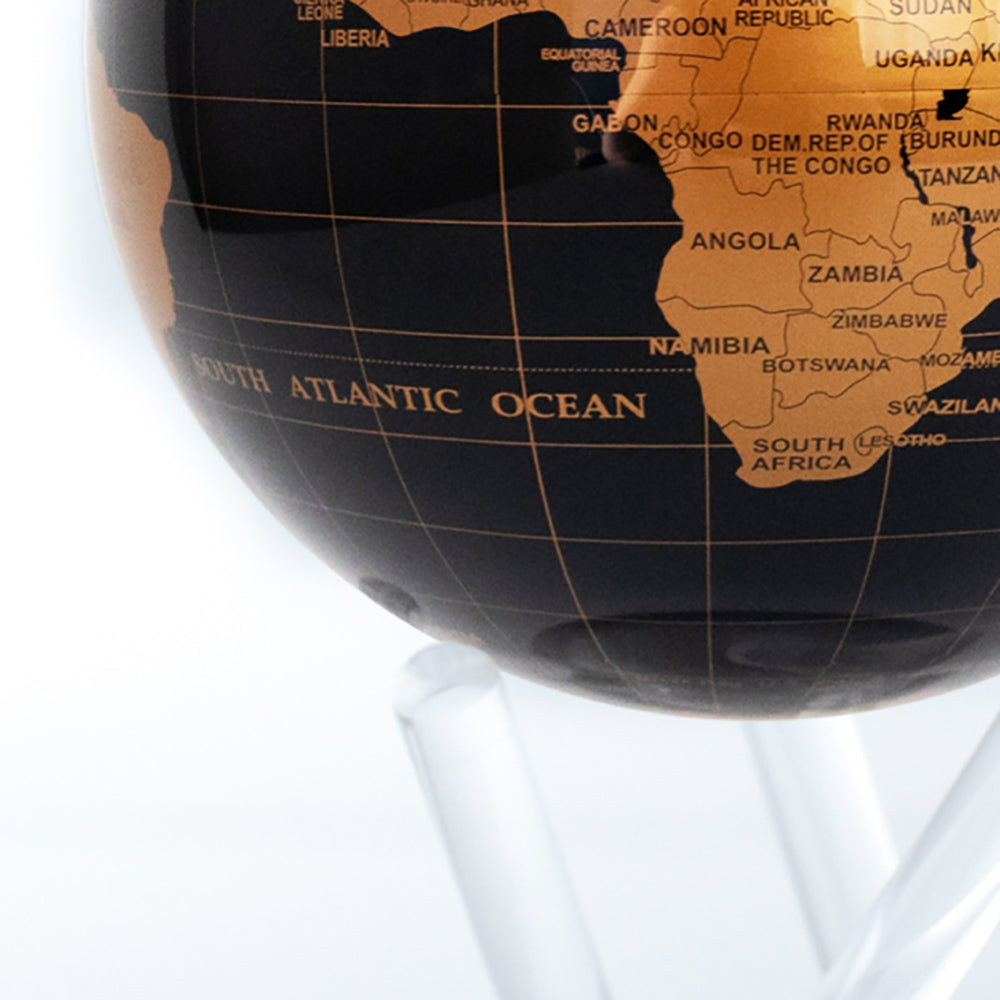 BLACK AND GOLD GLOBE - MOVA US
