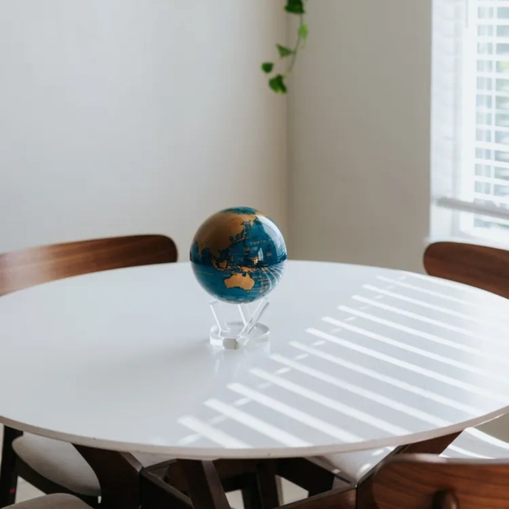 Blue and Gold Globe
