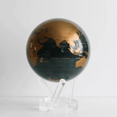 Green and Gold Globe