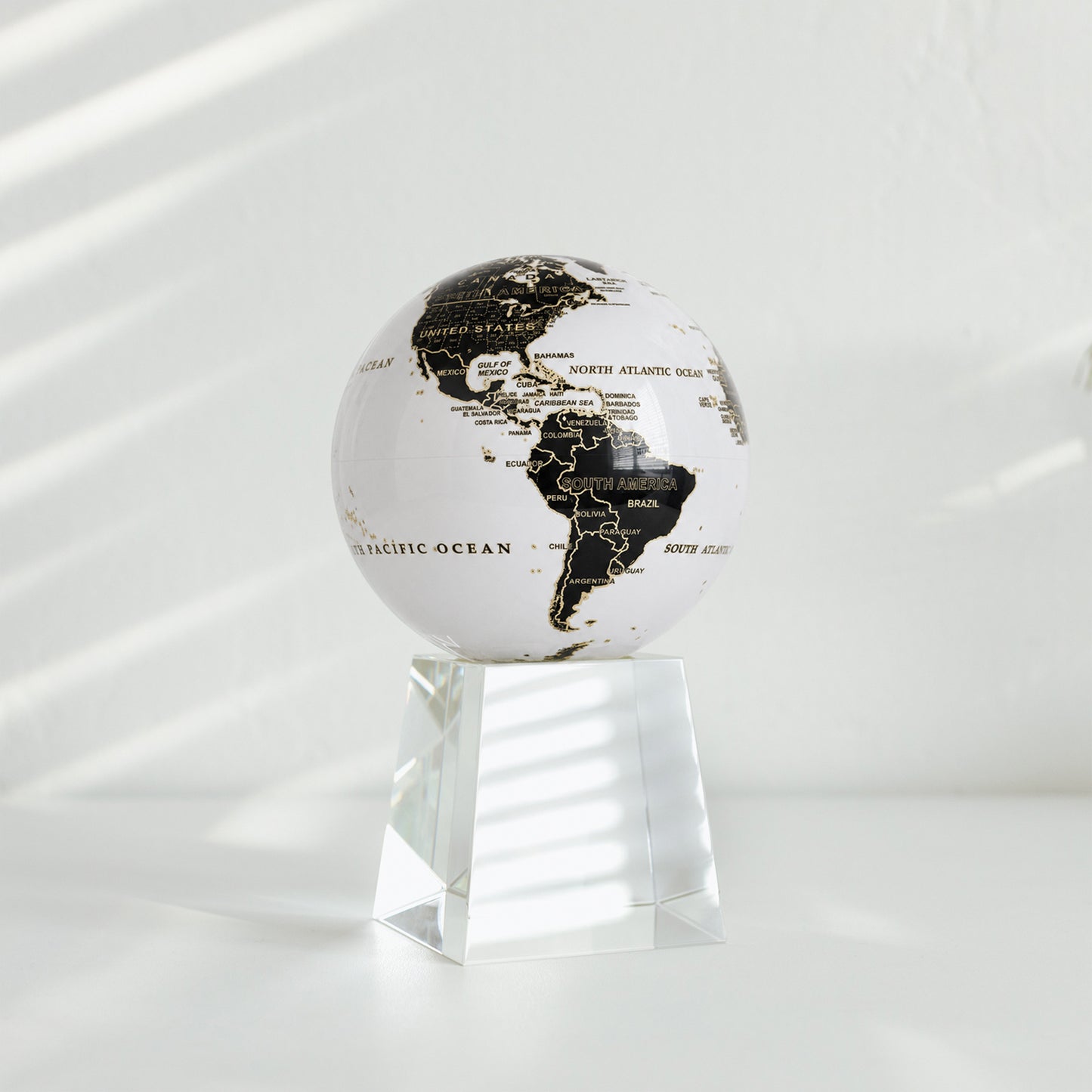 Gilded Terra Lux MOVA Globe - MOVA Globes InternationalClassic (4.5″)Crystal Base Tall