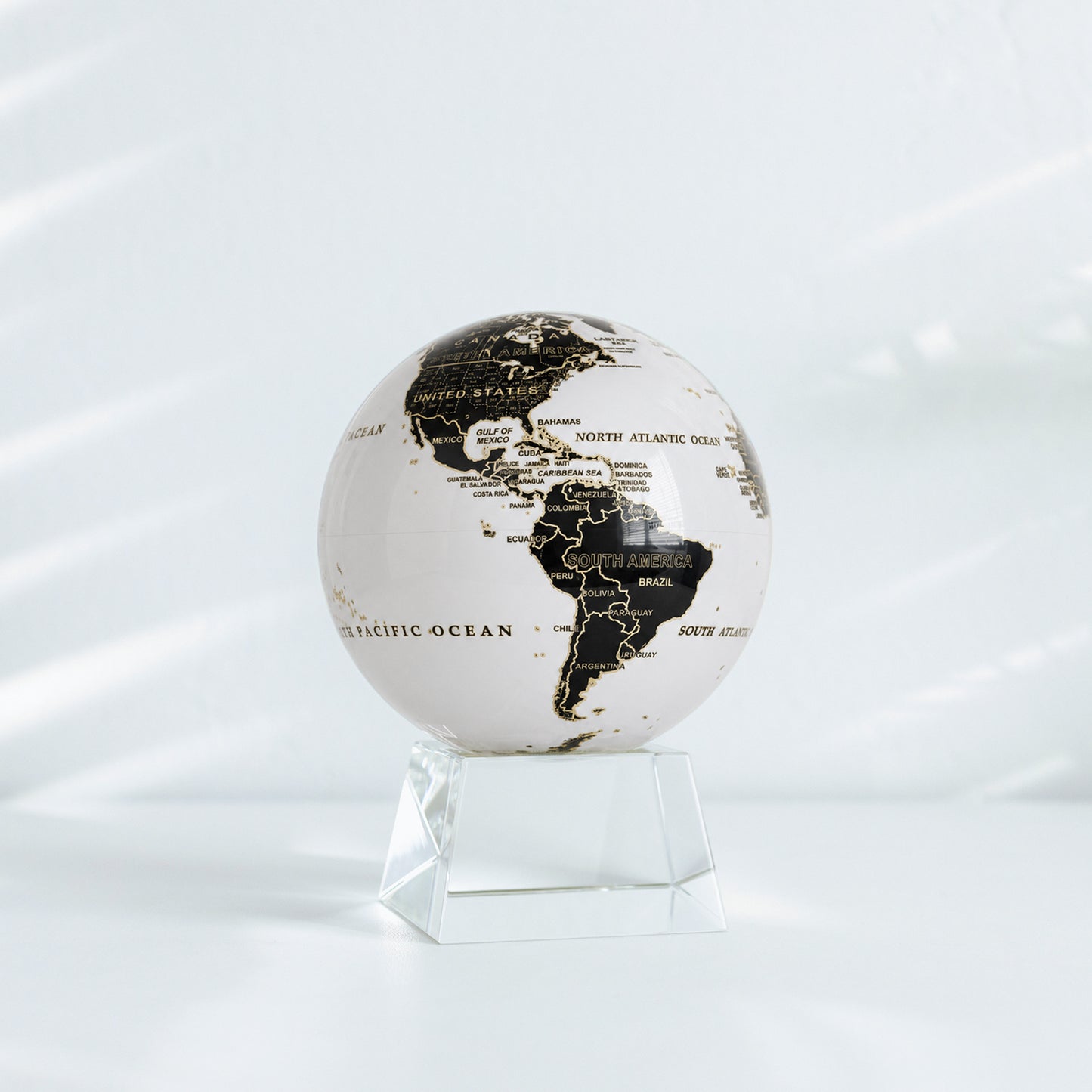 Gilded Terra Lux MOVA Globe - MOVA Globes InternationalClassic (4.5″)Crystal Base