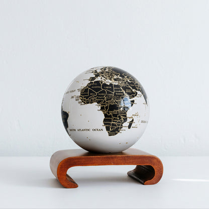 Gilded Terra Lux MOVA Globe - MOVA Globes InternationalClassic (4.5″)Arched Base Dark Wood
