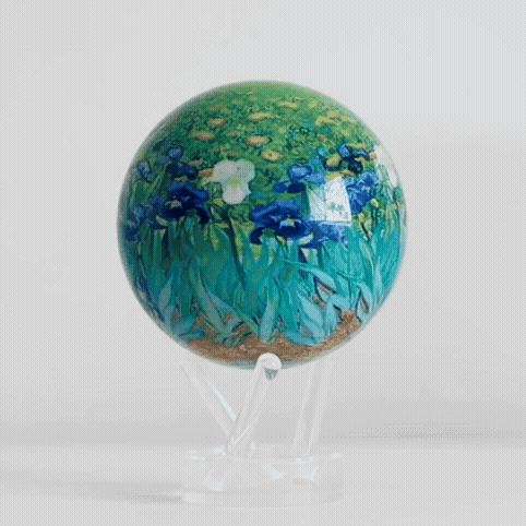 Van Gogh Irises MOVA Globe - MOVA Globes International4.5"MOVA GLOBE