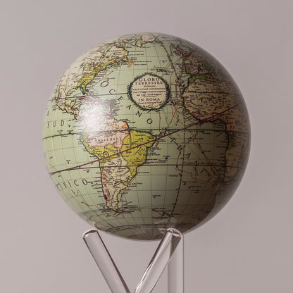 Antique Terrestrial Green Globe