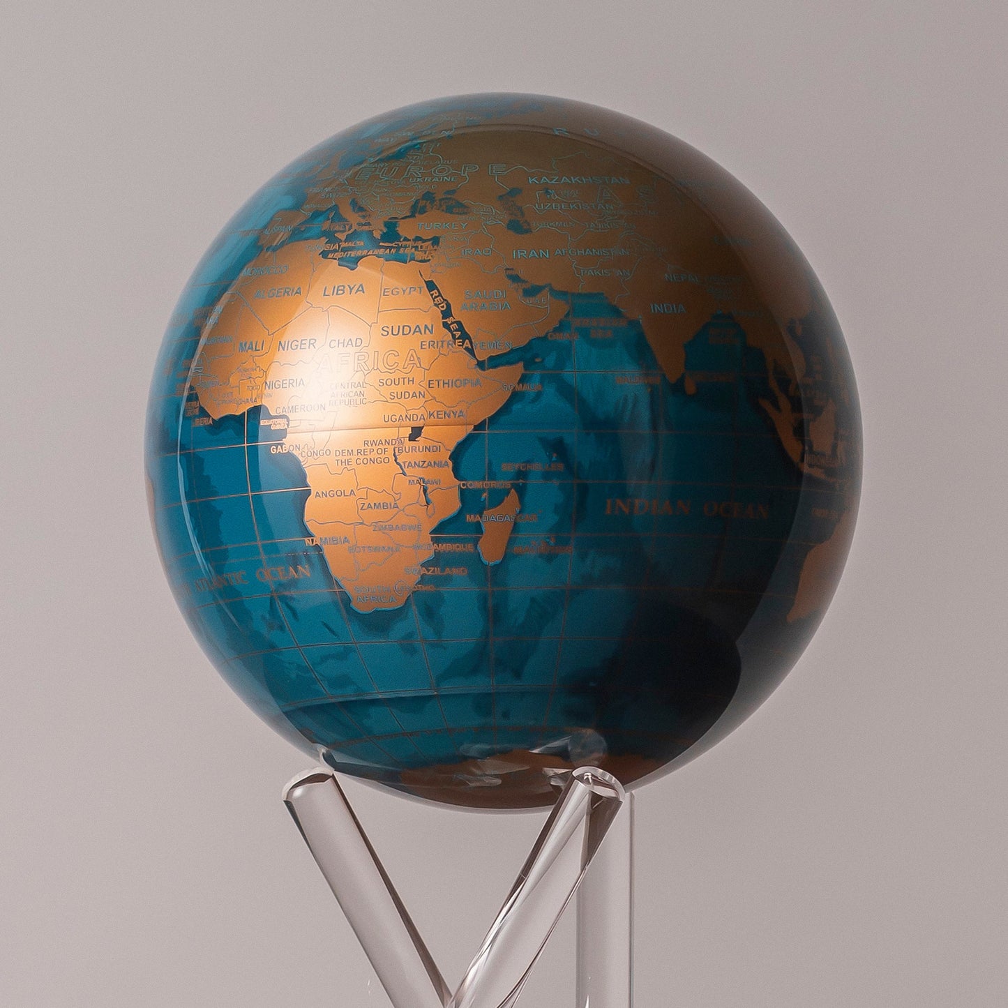 Blue and Gold Globe